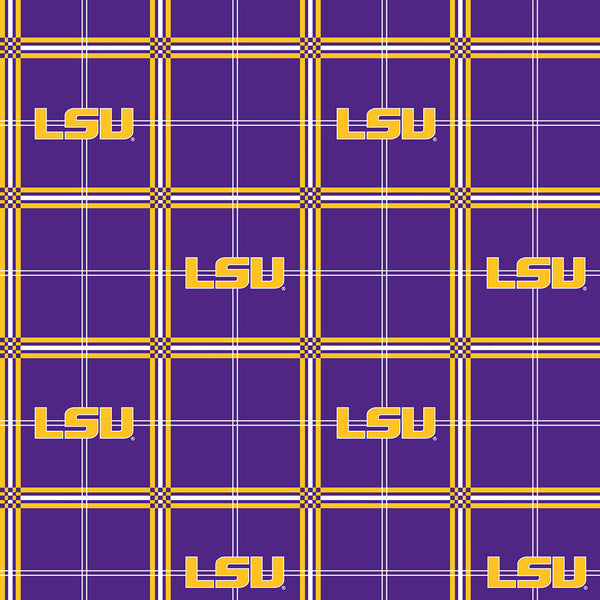 LSU Tigers - Flannel Plaid