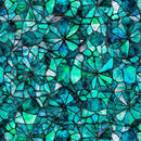 Lagoon Mosaic Blender Lumenique 44"/45" Cotton Fabric Per Yard