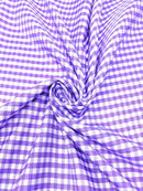 Gingham 1/4" Checkered Poly Cotton 58" Wide| New Creations Fabric & Foam Inc.