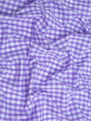 Gingham 1/4" Checkered Poly Cotton 58" Wide| New Creations Fabric & Foam Inc.