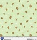 Light Green Pinecones Bigfoot Country BCOU-6129-LG Cotton 44/45 Fabric Per Yard