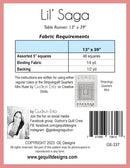 Lil' Saga - Table runner pattern 237
