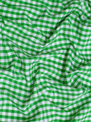 Gingham 1/4" Checkered Poly Cotton 58" Wide| New Creations Fabric & Foam Inc.