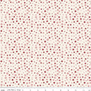 Love You Always XOs Cream Cotton 43"/44" Fabric Per Yard