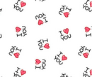 Lovey Dove I Heart You White