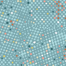 Luna Block Print Dots Cotton 44"/45" Fabric Per Yard