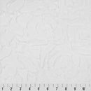 Luxe Cuddle Demi Rose Snow Fabric per yard