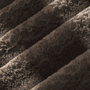 Espresso Luxe Cuddle Arctic Chinchilla 58"/60" Fabric per yard