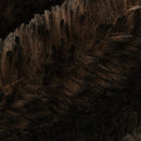 Luxe Cuddle Arctic Fox Black Coffee 58"/60" Fabric per yard
