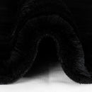 Luxe Cuddle Arctic Rabbit Black 58"/60" Fabric per yard