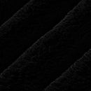Luxe Cuddle Arctic Rabbit Black 58"/60" Fabric per yard
