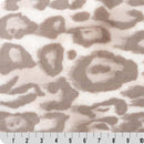 Coconut Cream Luxe Cuddle Bunny Jungle Cat 58"/60" Fabric per yard