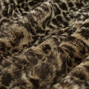 Chocolate Luxe Cuddle Cheetah 58"/60" Fabric per yard