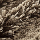 Luxe Cuddle Frosted Shaggy Brown/Beige 58"/60" Fabric per yard