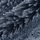 Luxe Cuddle Frosted Shaggy Navy/Bluebell 58"/60" Fabric per yard