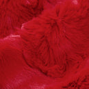 Luxe Cuddle Glacier Cardinal" 58" - 60" Fabric per yard