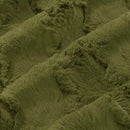 Luxe Cuddle Glacier Moss 58" - 60" Fabric per yard