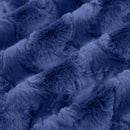 Luxe Cuddle Glacier Navy 58" - 60" Fabric per yard