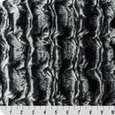 Ivory/Black Luxe Cuddle Lapin 58"/60" Fabric per yard