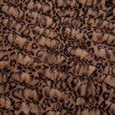 Swiss Chocolate Luxe Cuddle Milan Cheetah Fabric per yard