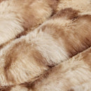 French Oak Luxe Cuddle Milan Clouded Leo Fabric per yard