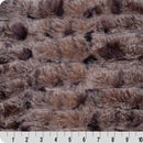 Pecan Luxe Cuddle Milan Lynx Fabric per yard