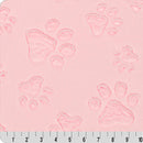 Luxe Cuddle Paws Blush 58" - 60" Fabric per yard
