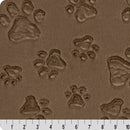 Luxe Cuddle Paws Truffle 58" - 60" Fabric per yard