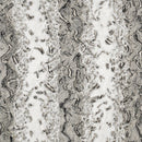 Luxe Cuddle Snowy Owl Charcoal 58" - 60" Fabric per yard