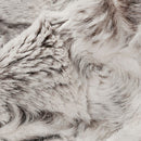 Luxe Cuddle Snowy Owl Pewter 58" - 60" Fabric per yard