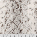Luxe Cuddle Snowy Owl Pewter 58" - 60" Fabric per yard