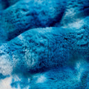 Luxe Cuddle Sorbet Powderpuff Dark Sea 58" - 60" Fabric per yard