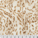 Cappuccino Luxe Cuddle Vienna Bengal 58"/60" Fabric per yard