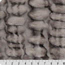 Graphite Luxe Cuddle Milan Enzo 58"/60" Fabric per yard