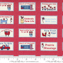 Prairie Days Prairie Red 44"/45" Fabric Per Yard