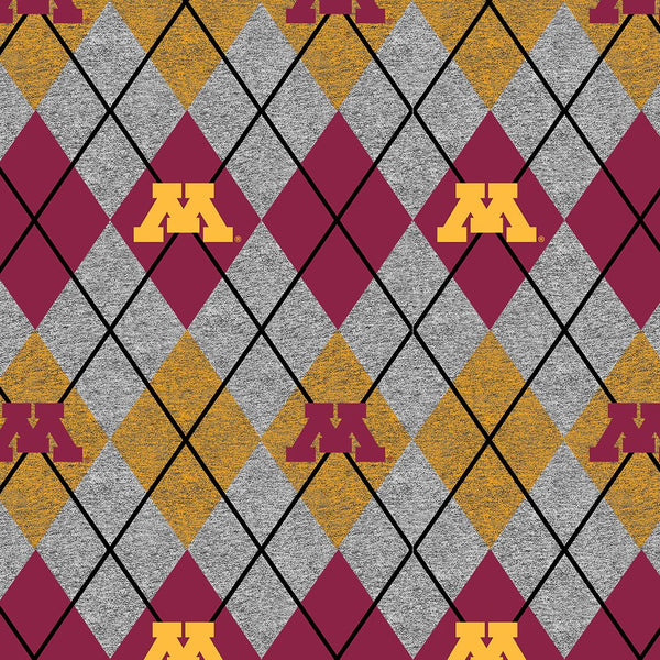 Minnesota Gophers - Fleece - Heather Argyle