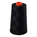 Aurifil 50wt Mako Cotton Embroidery Thread 6452yds - Black