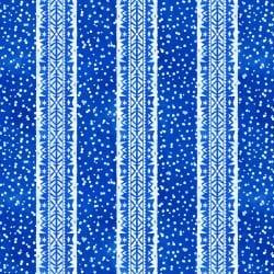 Paper Flurries - Stripe - Blue