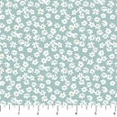 Mint Daisies Tender Cotton 44"/45" Fabric Per Yard
