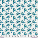 Mother and Chick Aqua Cotton 44"/45" Fabric Per Yard