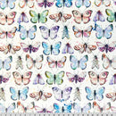 Boho Flutter Digital Cuddle Fabric per yard