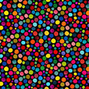 Multi Polka Dot Cotton Wideback Fabric per yard