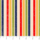 Multi Rustic Stripe Camping Therapy Cotton 44"/45" Fabric Per Yard
