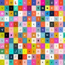 Selvedge Magic Letters 43"/44" Fabric Per Yard