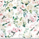 Something Pink Digital Cuddle Fabric per yard