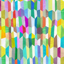 Multi Trapezoid Cotton Wideback Fabric per yard
