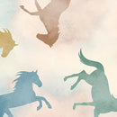 Shadow Horses Cotton Wideback Fabric Per yard