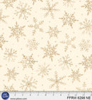 Natural First Frost Winter Fall 108" Cotton Fabric Per Yard