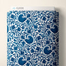 Navy Isla Birds and Branches Cotton 44/45" Fabric Per Yard
