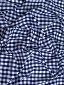 Gingham 1/4" Checkered Poly Cotton 58" Wide| New Creations Fabric & Foam Inc.